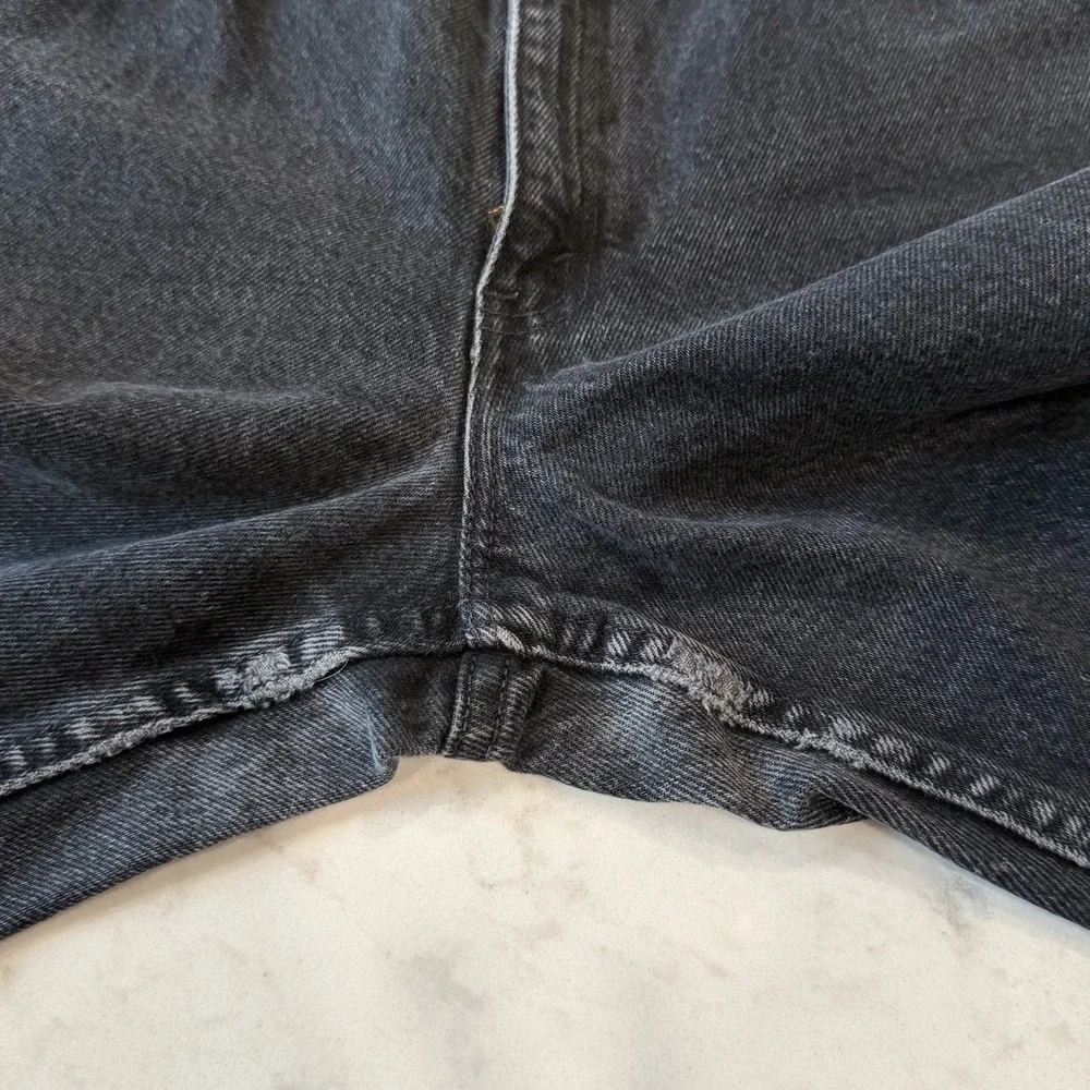 VTG Levi's 550 Black Jeans Size 13 Tapered 31x29 100% Cotton Made In USA 90s